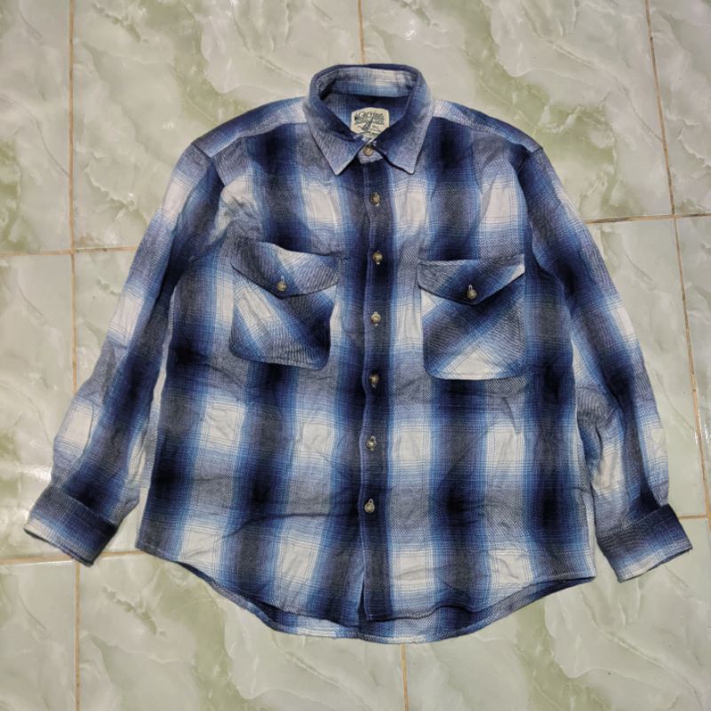 Kemeja Flanel Carving Veterano Murayama Original Second Preloved