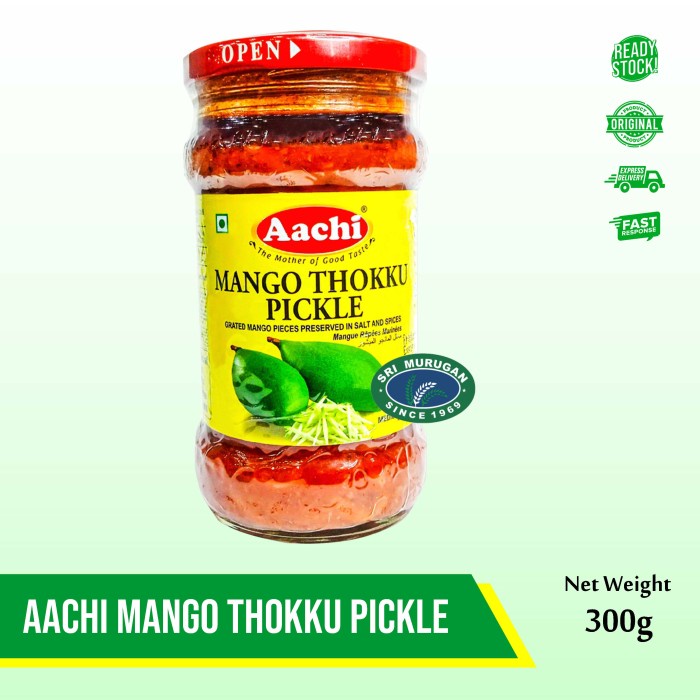 

~^~^~^] AACHI MANGO THOKKU PICKLE 300G