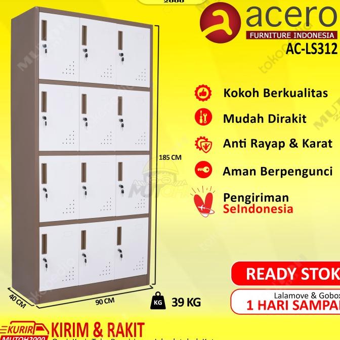 

Acero Ac-Ls312 Locker Besi 12 Pintu Loker Besi 12 Pintu Limited Edition