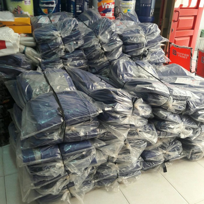 [New Ori] Terpal Plastik Tebal Biru 6 X 8 6X8 Berkualitas
