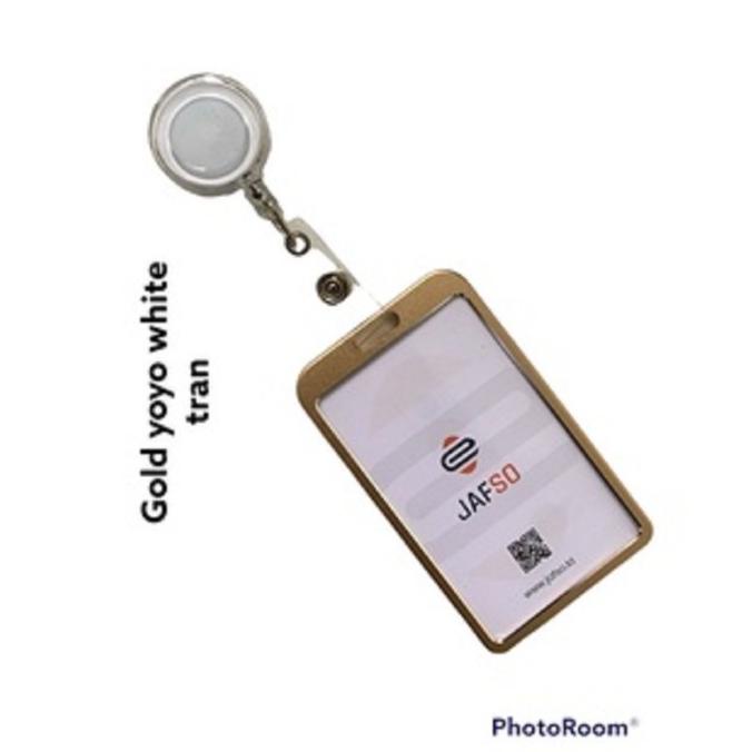 

AKASHMARKET !!! Holder Id Card Metal Alumunium Yoyo Silver - TERLARIS !