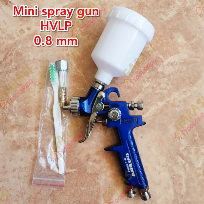 FREE ONGKIR SPRAY GUN HVLP 0.8MM MINI SPRAYGUN AIR BRUSH SPET CAT SEMPROT FREE ONGKIR