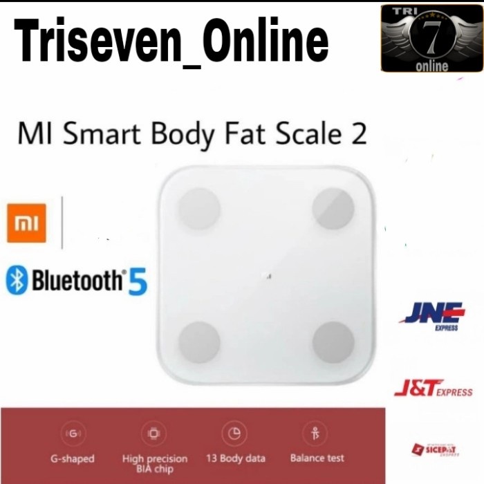 Xiaomi Mi Smart Scale 2-Body Fat Composition Scale 2 Timbangan Badan Promo Terbaru