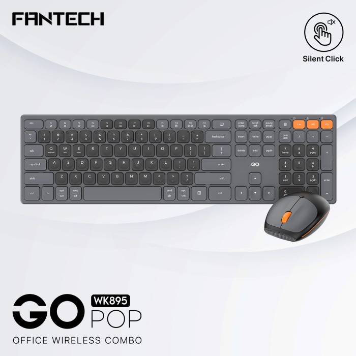 FANTECH WK895 / WK-895 POP KEYS WIRELESS KEYBOARD MOUSE COMBO