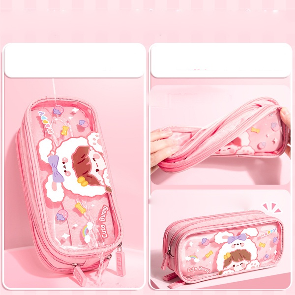 

Kotak Sil Tempat Sil Jumbo Ukuran Besar 3 Resleting Kter Lucu Cute Hb1470