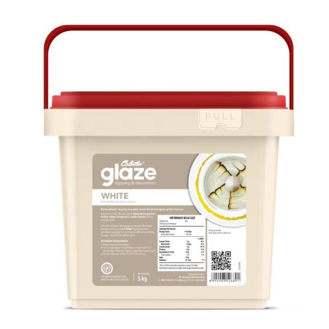 

Ready oke] COLATTA GLAZE WHITE 5KG repack 1KG