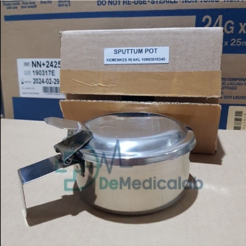 Sputum Pot / Sputtum Pot / Pot Sputum / Pot Buang Dahak