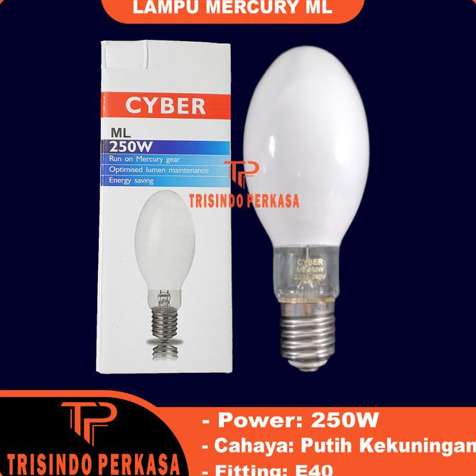 Lampu Mercury ML 250W 250 watt E40 Bola Lampu Jalan