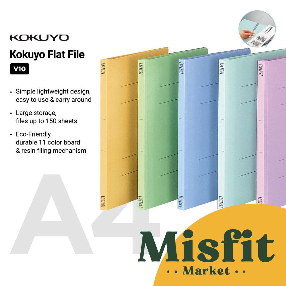 

Best! KOKUYO FU-V10 Flat File A4 Binder Folder ..