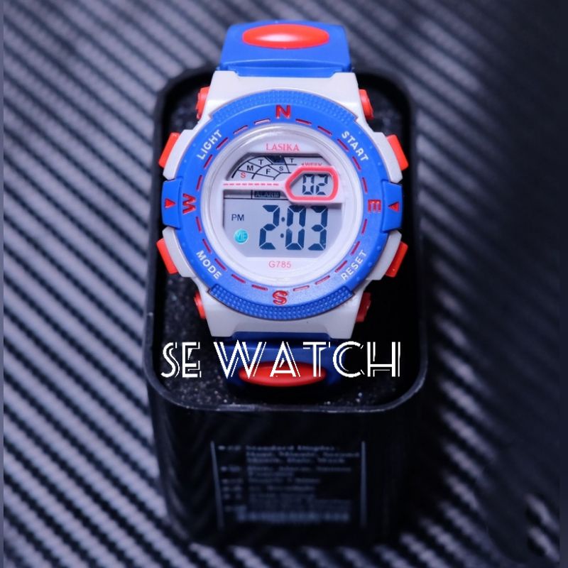 JAM TANGAN ANAK COWOK TK/SE LASIKA ORIGINAL TAHAN AIR