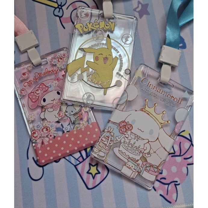 

Lovely- Lanyard transparan sanrio pokemon murah / name tag sanrio pokemon