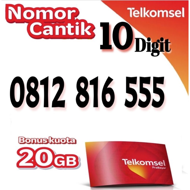 NOMOR CANTIK 10 DIGIT TRIPLE