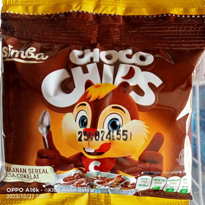 

Simba Choco Chips. Snack Makanan ringan renteng 10 bungkus