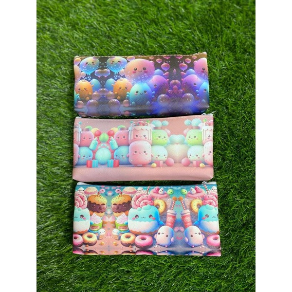 

Kotak Pensil/Dompet pencil/pencil case motif BOBA,ES KRIM