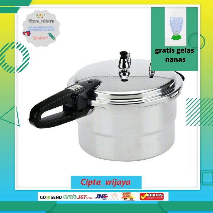 [Ori] Happy Call Panci Presto Pressure Cooker Hc 8 Liter Diskon