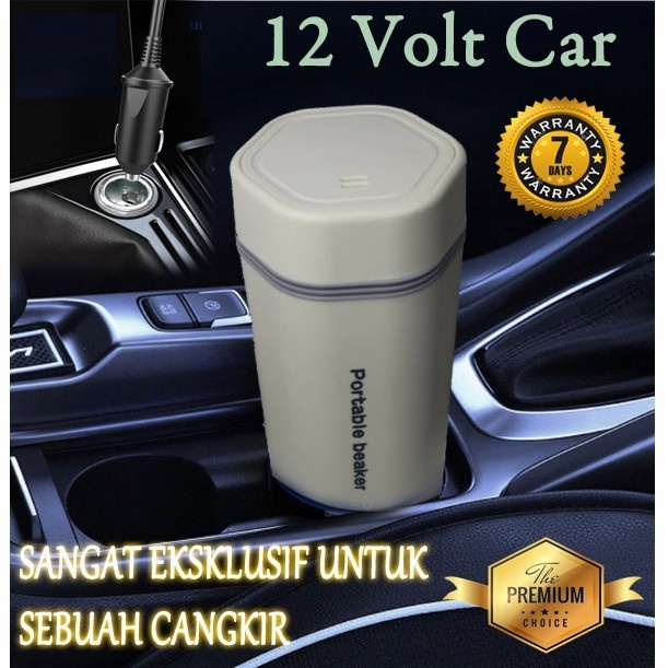 [Ori] Teko / Botol Pemanas Air Listrik Mobil - Kettel Portable 450 Ml12 Volt Berkualitas