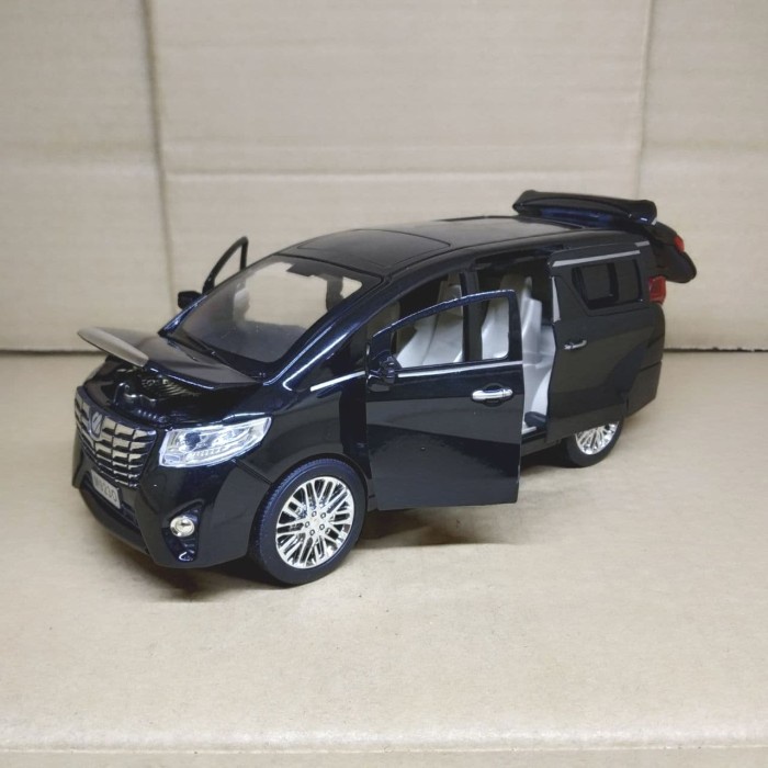 ✅COD Diecast Miniatur Mainan Mobil Toyota Alphard Mobil Mobilan Bahan Besi Terbaru