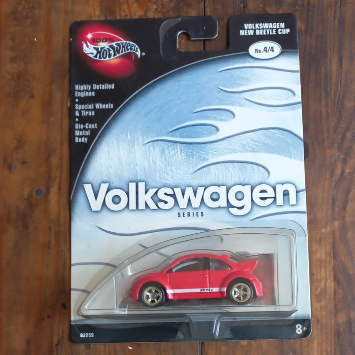 ✅COD Hot Wheels Volkswagen New Beetle Cup Volkswagen Series 100 Limited