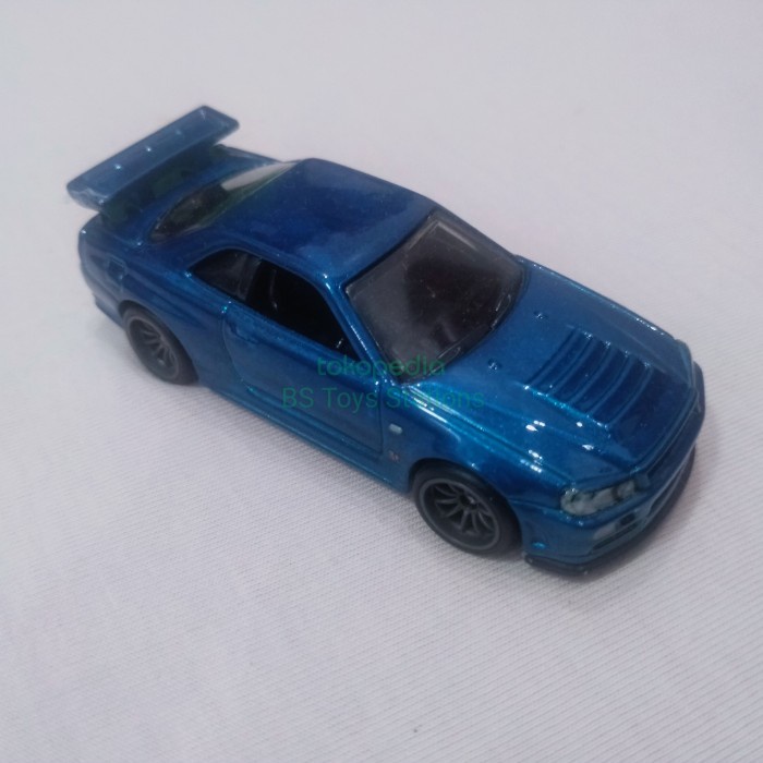 ✅New Hotwheels Nissan Skyline R34 Fast Furious Ff Loose Biru Terbatas