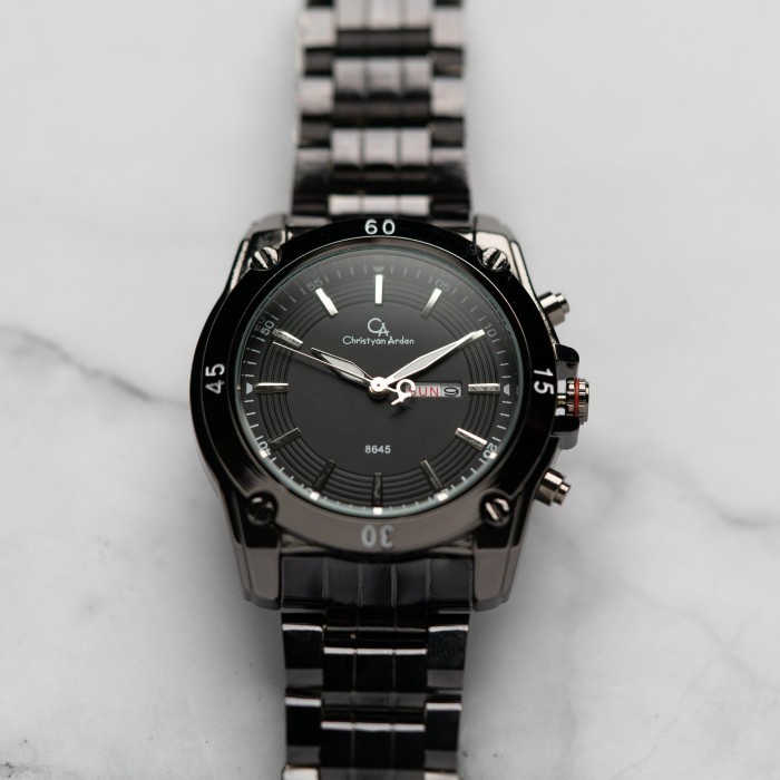 ✅Ori Christyan Arden Daydate Monochrome Ca8645 Ghth - Silver Marker Terbatas
