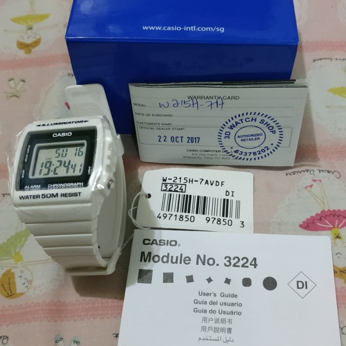 ✅Ori Casio W-215H-7Avdf 3224 Original Murah Terbaru