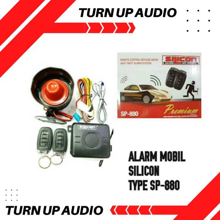 ✅Termurah Alarm Mobil Silicon Sp 880 Alarm Silicon Murah Sp-880 Terbaru
