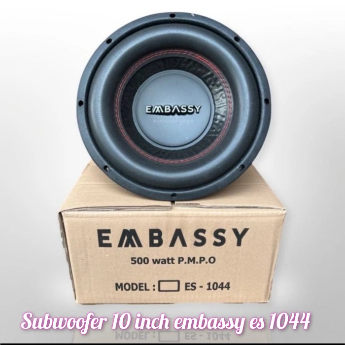 ✅Termurah Suhwoofer 10 Inch Embassy Es-1044 500 Watts Limited