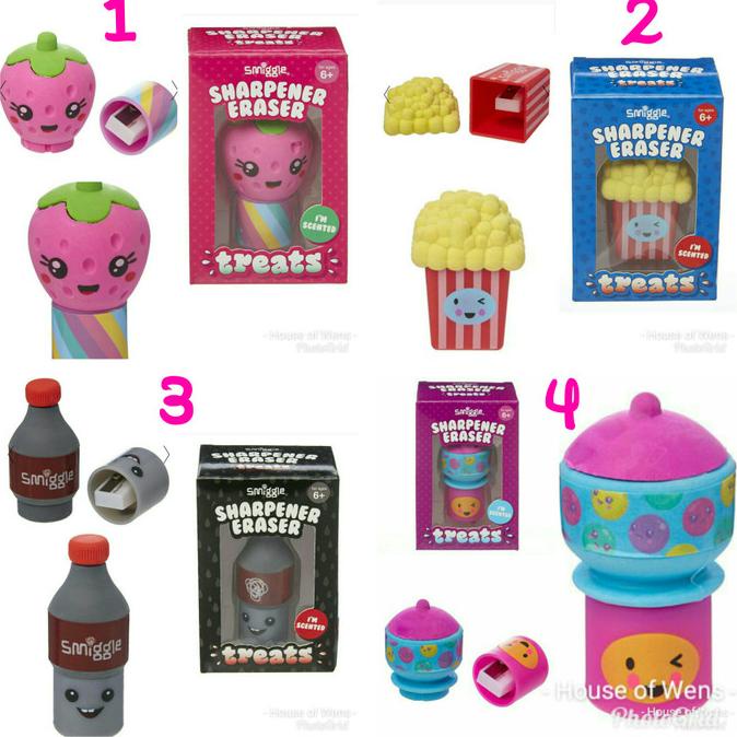

Terbaik Smiggle Treats Eraser Sharpener - Rahutan & Penghapus Smiggle Stok Terbatas