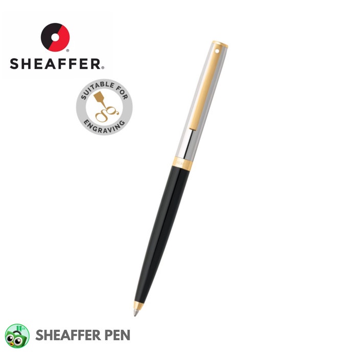 

✨Sale Sheaffer® Sagaris® Black Barrel And Chrome Cap Ballpoint Pen Diskon