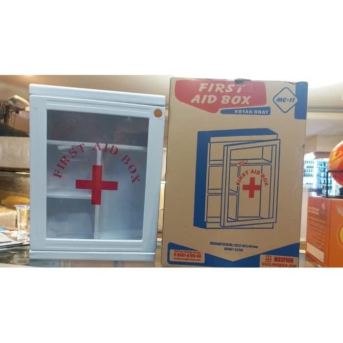 KOTAK P3K BOX P3K FIRST AID BOX DINDING MASPION MC11 MC11 BESAR P3K