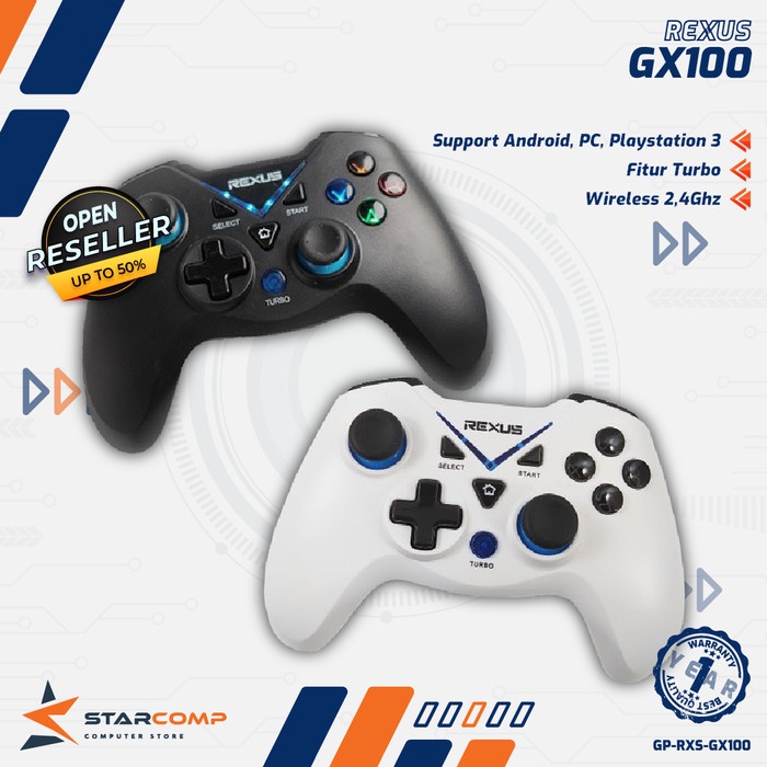 Hawas Gamepad Rexus Gladius Gx100 Wireless Gx 100