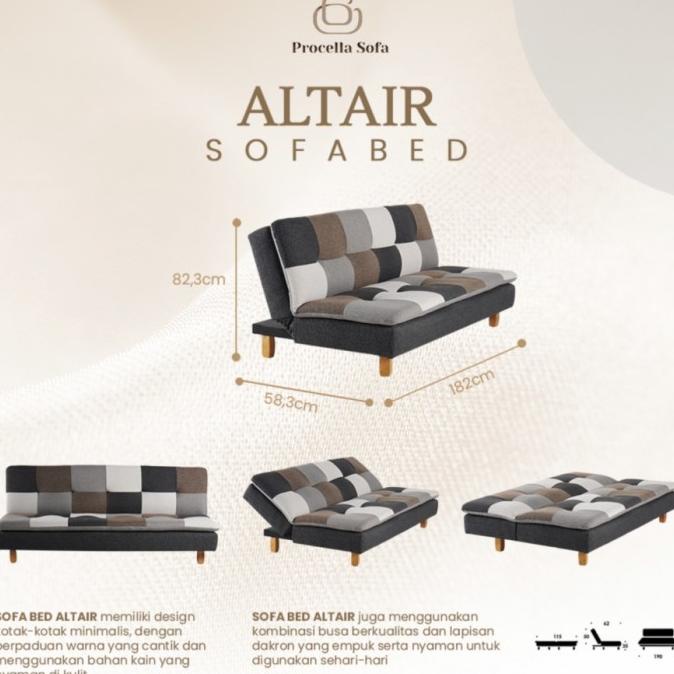 @#@#@#] Sofabed Procella Altair Sofa Bed Kursi Tamu Minimalis Sofa Lipat Murah