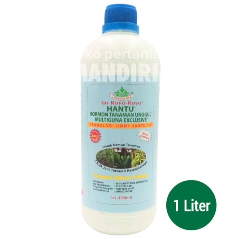 pupuk Hormon organik cair HANTU 1 Liter