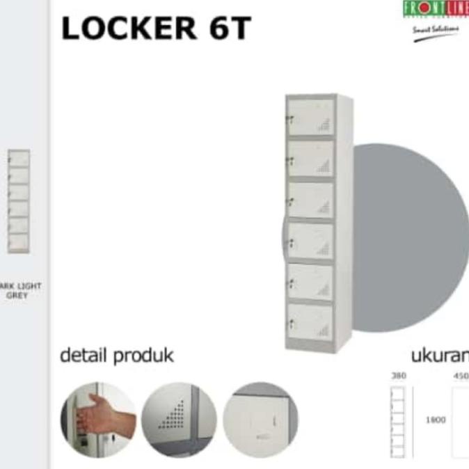 

favorit] Locker Besi Lemari Arsip Besi Cabinet Besi Frontline 6T Loker Besi