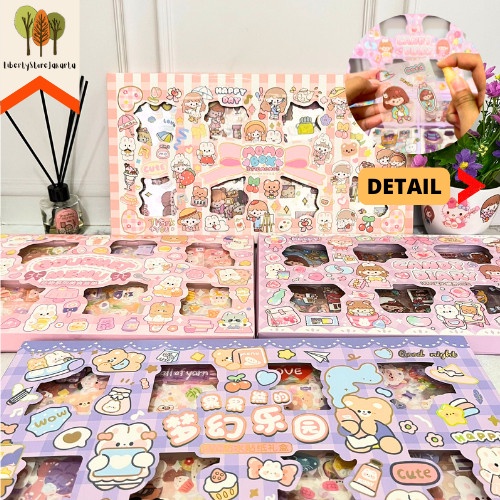 

Stiker Box Senmu 1 Box Isi 200 Lembar Sticker Waterproof Anti Air