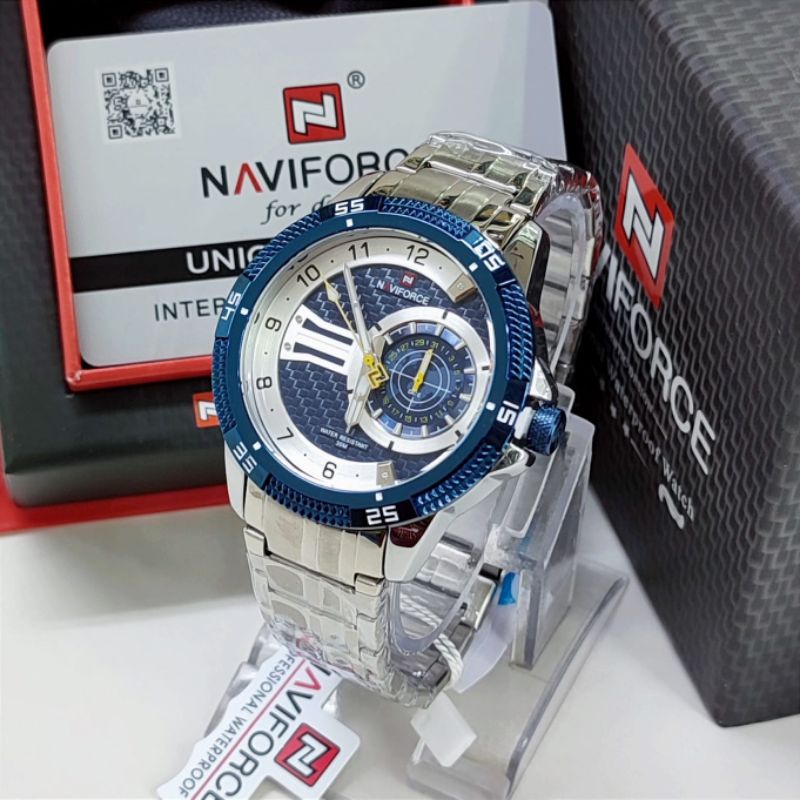 Jam Tangan Pria naviforce 9206 Rantai