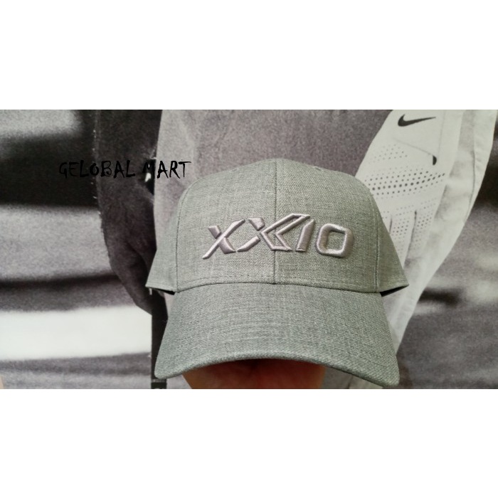 [New] Golf Cap Topi Golf Xxio 2022 Adjustable Grey Berkualitas