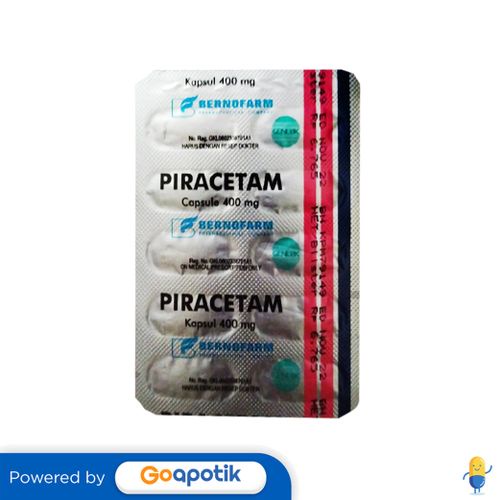 PIRACETAM BERNOFARM 400 MG STRIP 10 KAPSUL