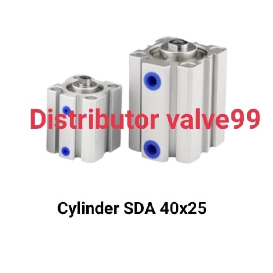 ✅Baru Pneumatic Compact Cylinder 40X50 / Sda 40 X 20 Diskon