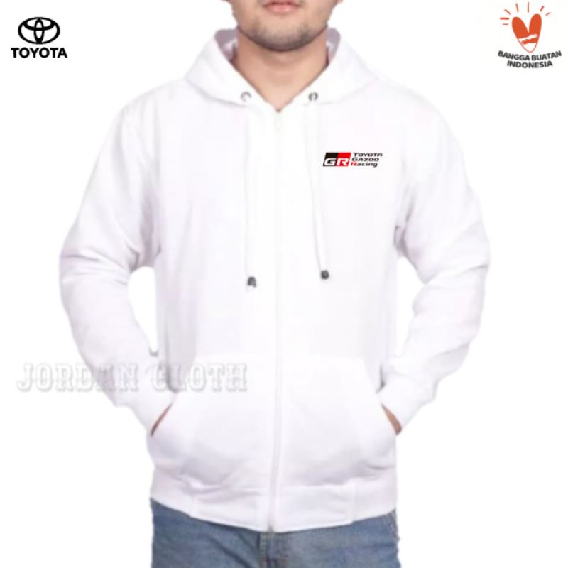 Hoodie Zipper Sweater Jaket Toyota Gazoo Racing Team