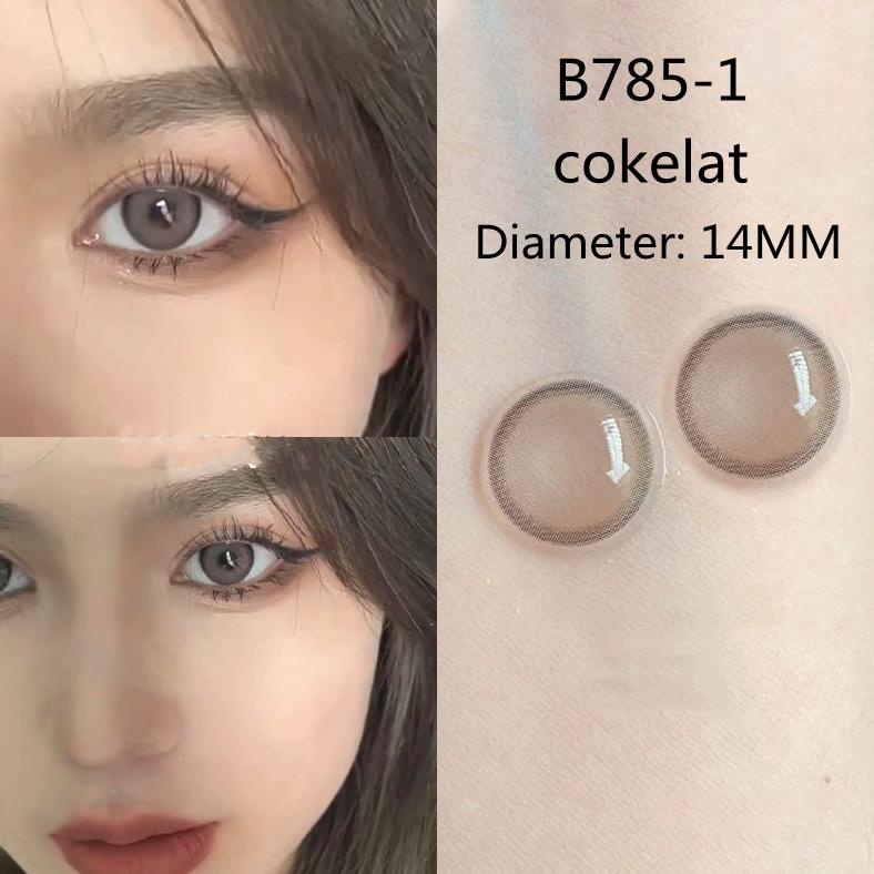 Terlaris 1 pasang lensa kontak warna diameter 14.5 MM softlens dubai softlens soflen mata soflent so