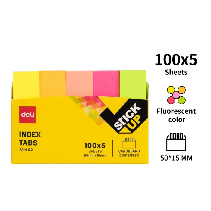 

DELI EA11402 INDEX TABS ASST