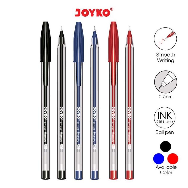 

Pulpen Joyko Haruto BP-345 / Ball Pen 0.7mm (1 pcs)