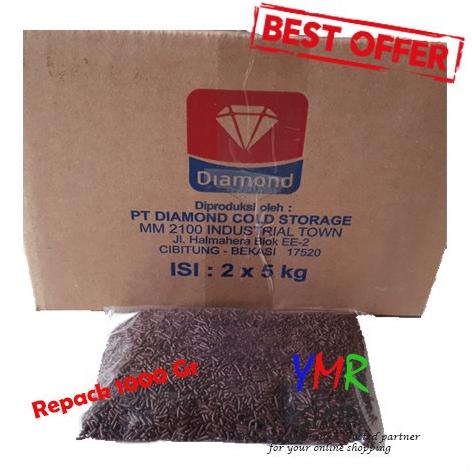 

Coklat Cokelat Chocolate Meses Meises Diamond Natural Repack 1KG