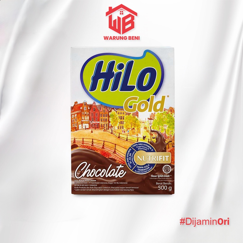

HiLo Gold Susu Dewasa Tinggi Kalsium Chocolate 500 gr