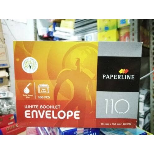 

Amplop Putih Polos 110 Paperline+ Seal Lem Perekat