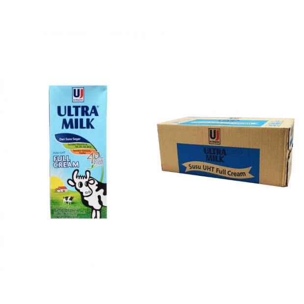 

Susu Ultra Rasa Full Cream 200 Ml (1 Karton Isi 24 Pcs)