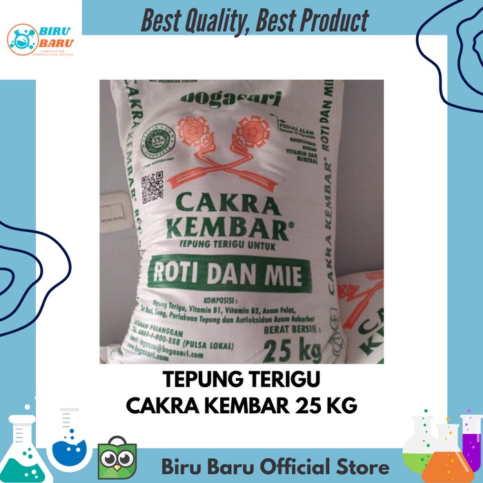 

Promo Tepung Terigu Cakra Kembar 25 Kg Bogasari Best Quality