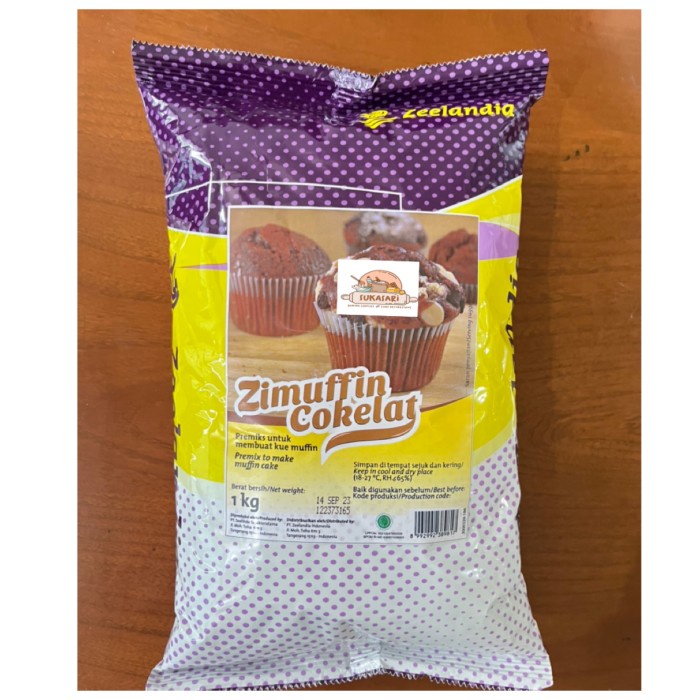 

Promo Zimuffin Cokelat 1Kg Tepung Premix Muffin Coklat Chocolate Zeelandia Terbaru