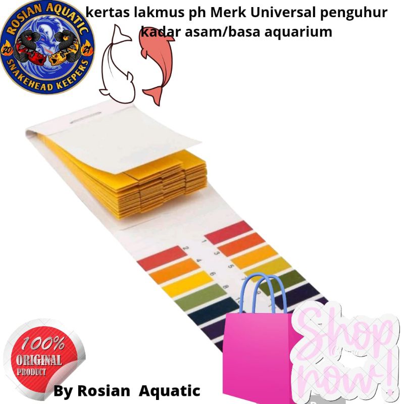 Kertas Lakmus ph Universal Paper indicator litmus Alat Ukur